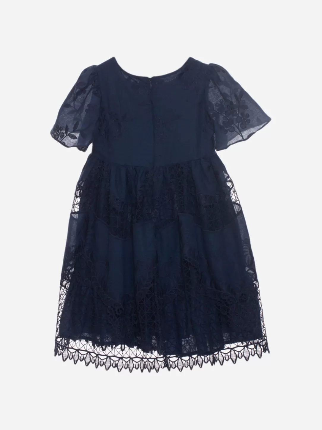 Girl Patachou Navy Blue Girls Dress