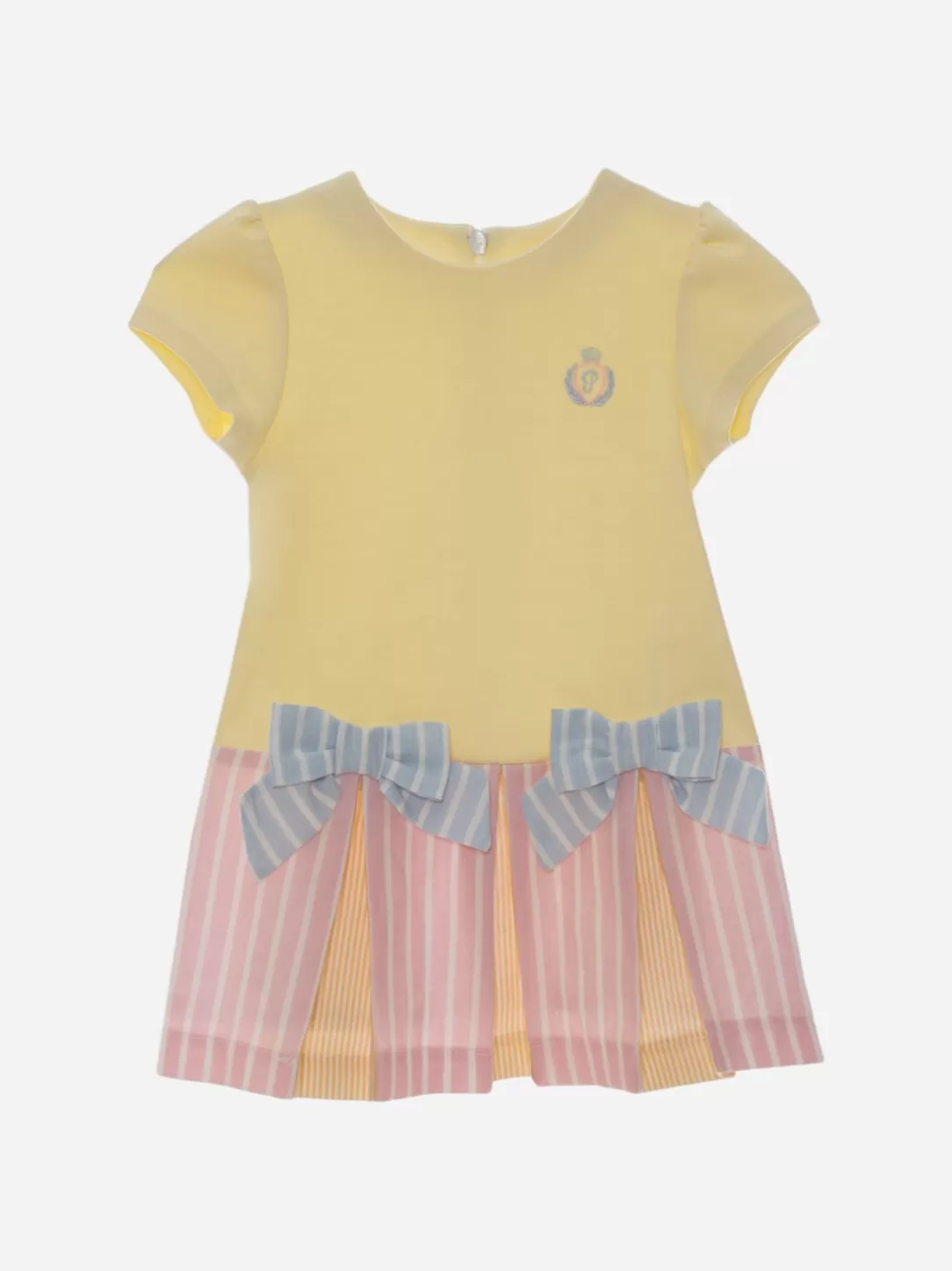 Baby Patachou Yellow Dress With Colorful Details
